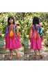 Hand Painted Rayon Kids Dress Hand Painted Rayon Kids Dress